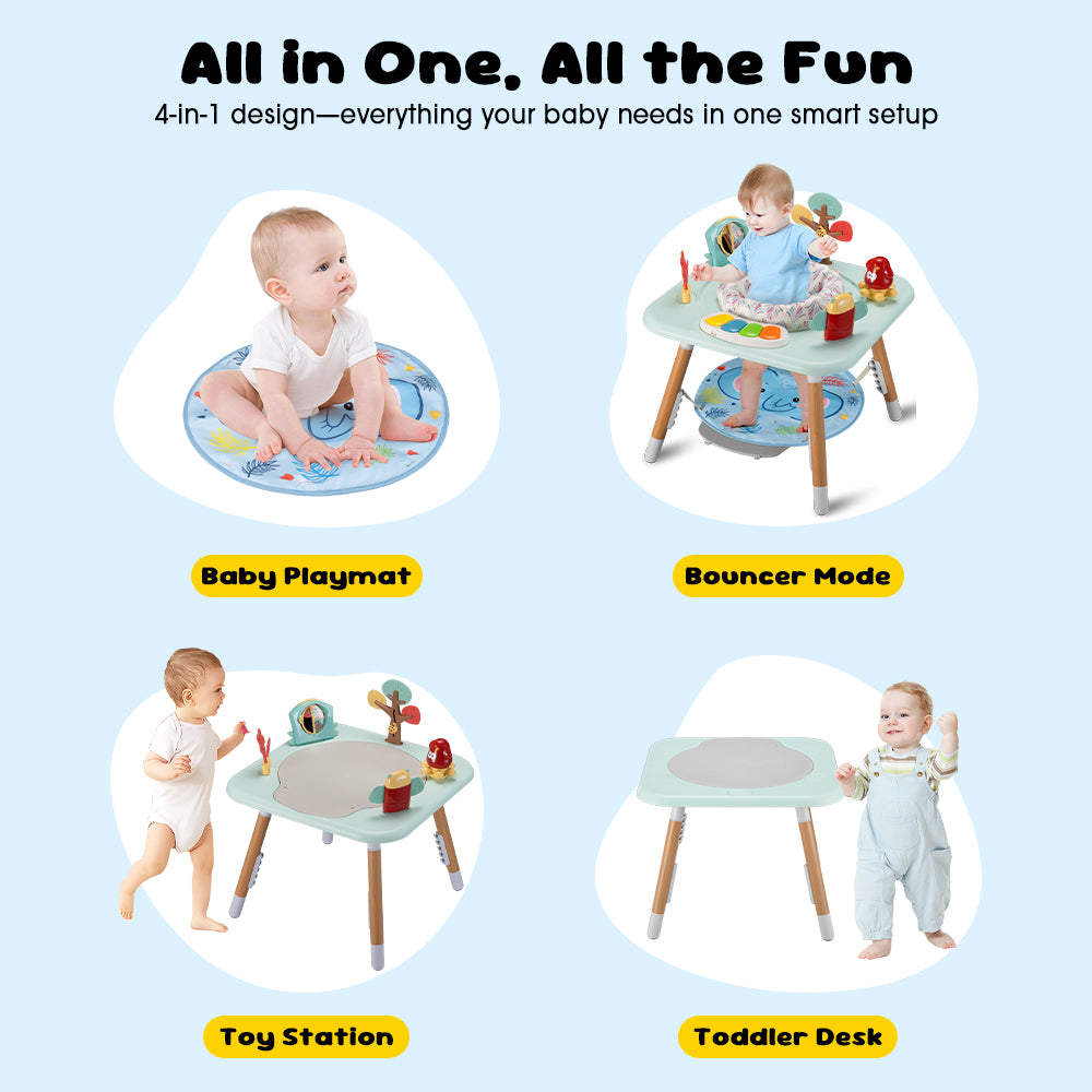 PlayPals Baby Activity Center Jumper 360° Rotary Seat 5 Adjustable Heights - Sunyee