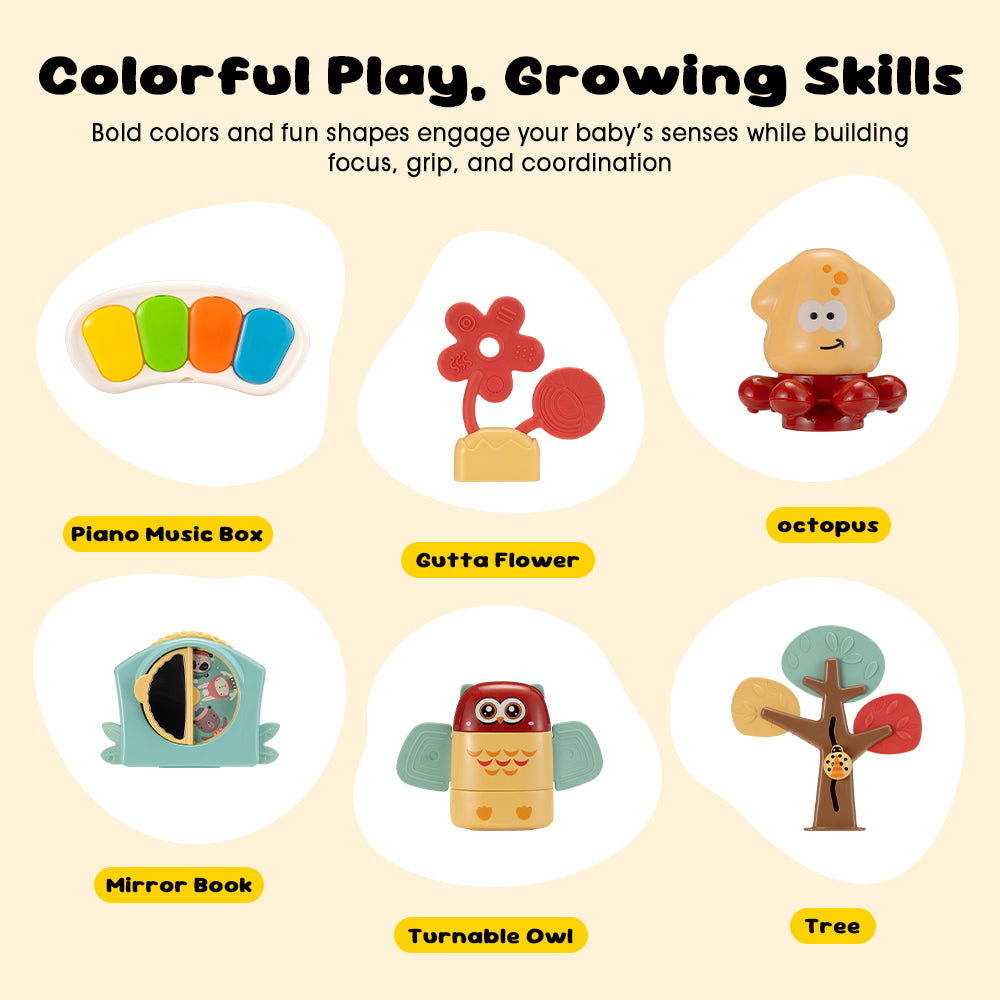 PlayPals Baby Activity Center Jumper 360° Rotary Seat 5 Adjustable Heights - Sunyee