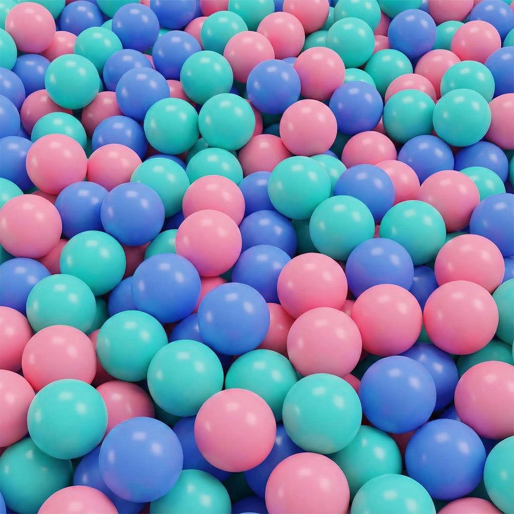 PlayPals 300 Pcs Ball Pit Balls BPA Free Plastic Balls with Storage Bag