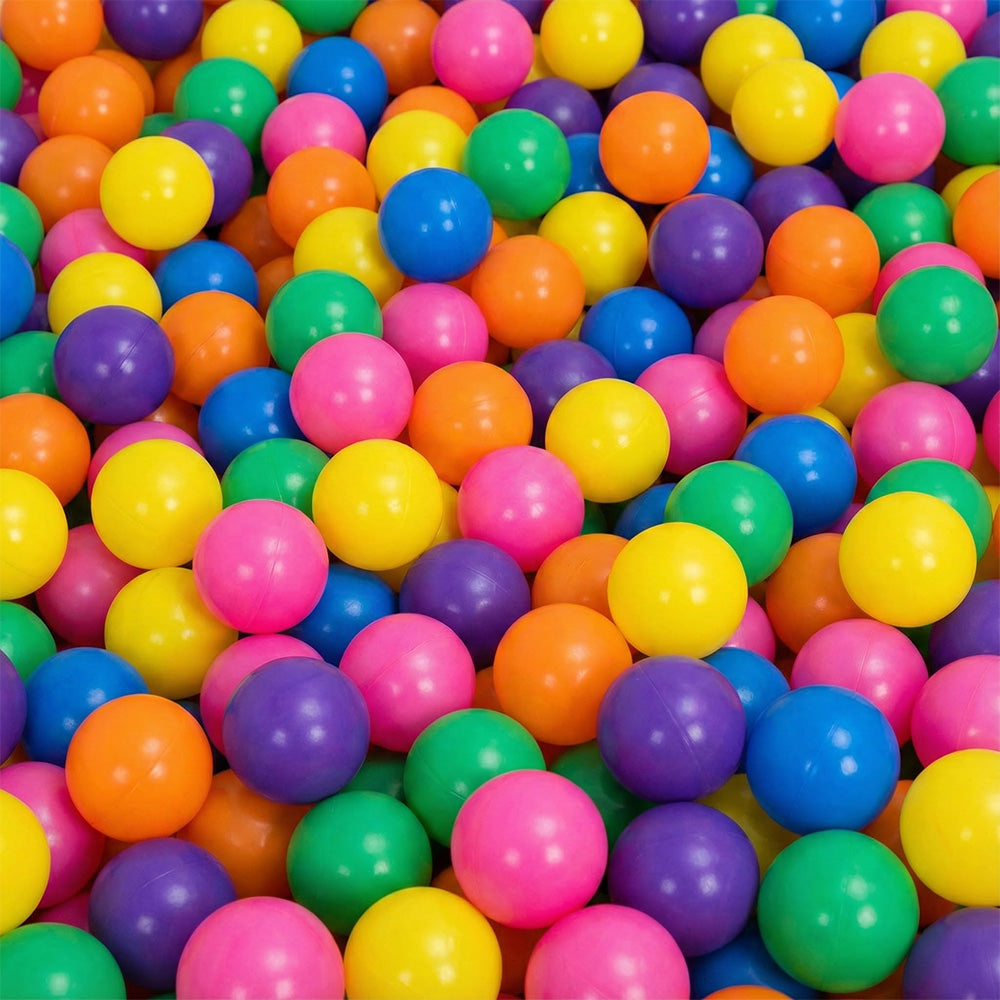 PlayPals 300 Pcs Ball Pit Balls BPA Free Plastic Balls with Storage Bag