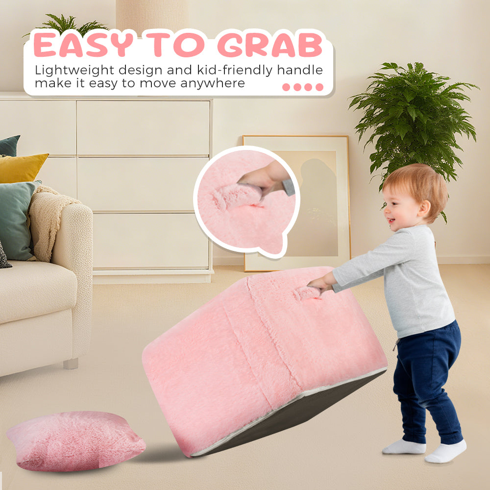 Playpals Kid Sofa Play Couch with Pillow High Back Toddler Chair Sofa - Sunyee