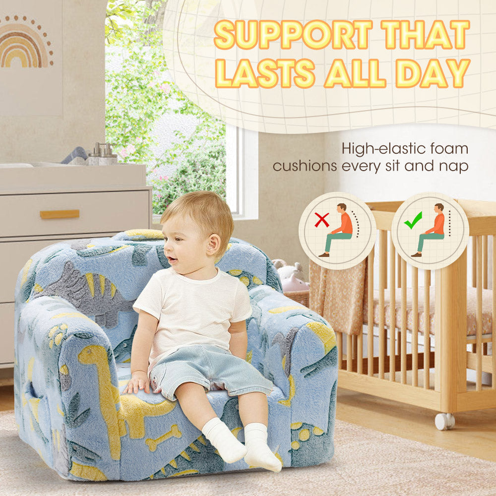 Playpals Kid Sofa Play Couch High Back Toddler Chair Sofa - Sunyee