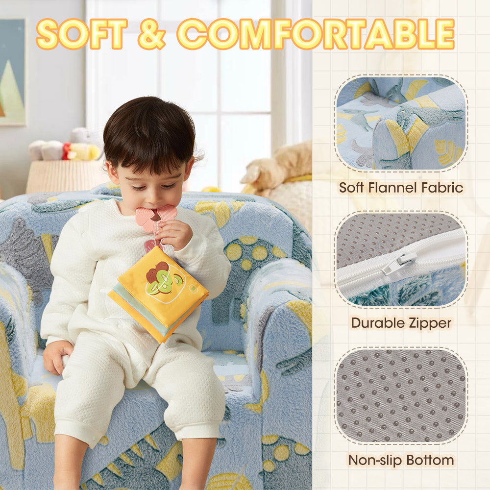 Playpals Kid Sofa Play Couch High Back Toddler Chair Sofa - Sunyee