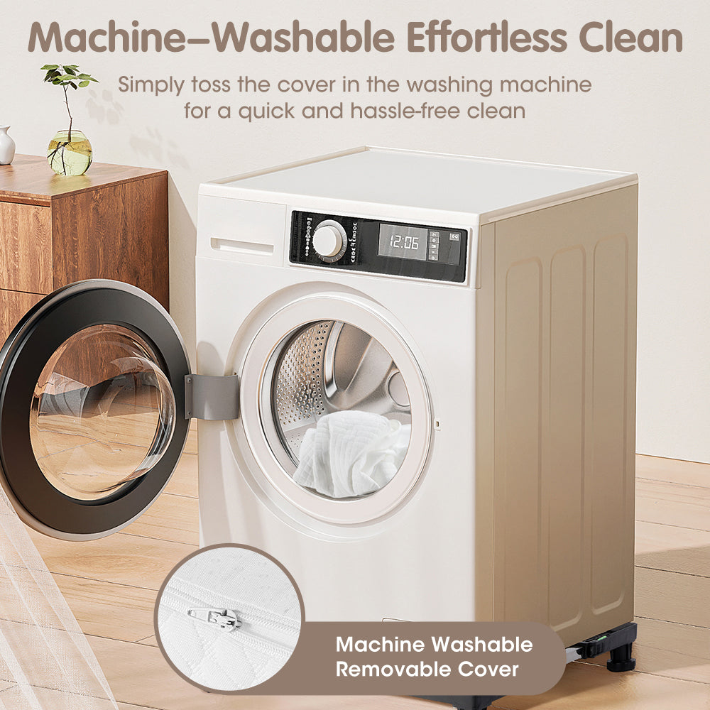 PlayPals Toddlers Bed Bumper 2 Pack w/ Waterproof Flap Bottom & Handle - Sunyee