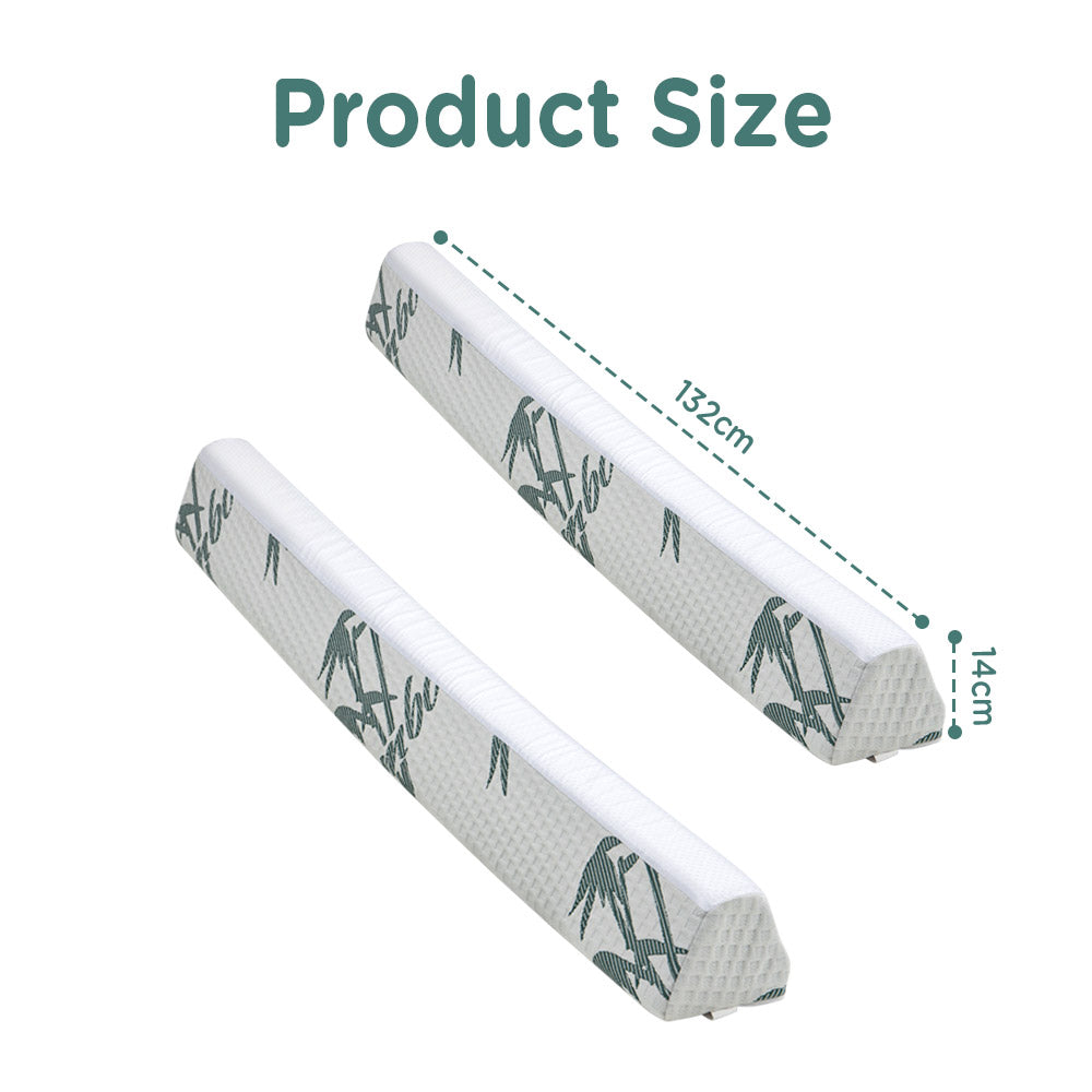 PlayPals 2 Pack Bed Bumper Bed Rails for Toddlers Non-Slip Bottom
