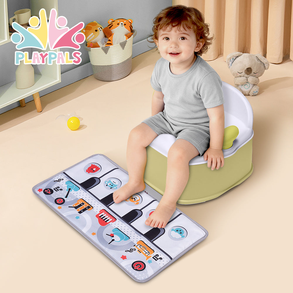 PlayPals 3-in-1 Potty Training Toilet with Interactive Musical Mat - Sunyee