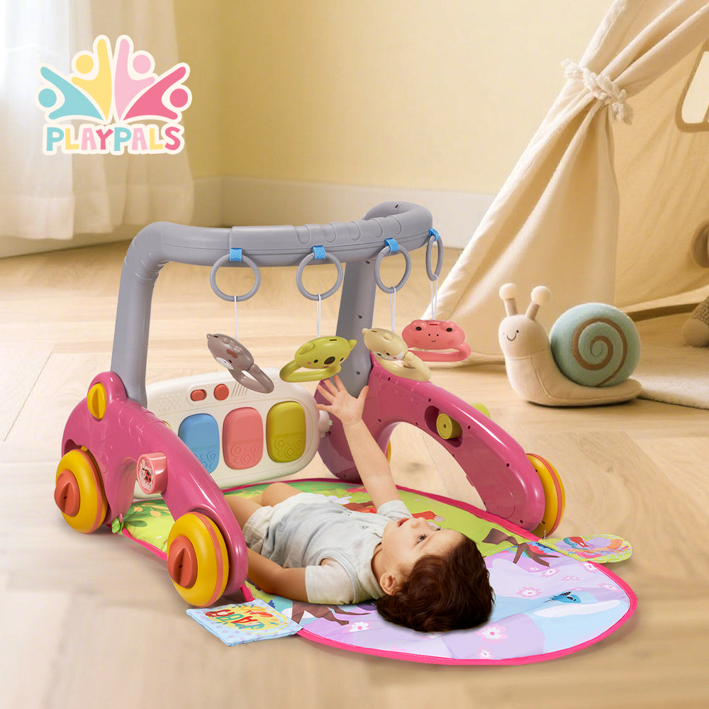PlayPals 7-in-1 Baby Play Mat Tummy Time Activity Mat with Play Piano - Sunyee