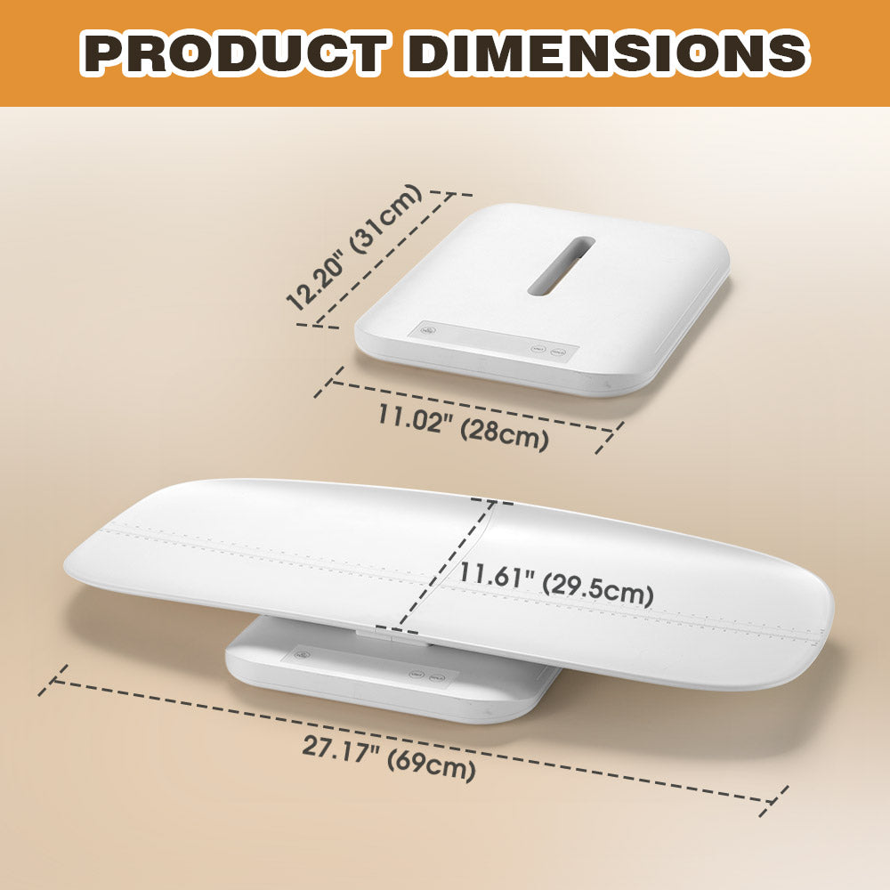 PlayPals Baby Digital Scale 150KG w/ Height Mesure Bluetooth Pet Scale