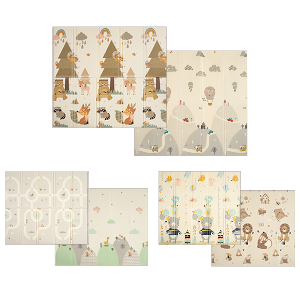 Playpals Kids Play Mat 2CM Thick Baby Crawling Foldable Pad XPE Foam Non-slip