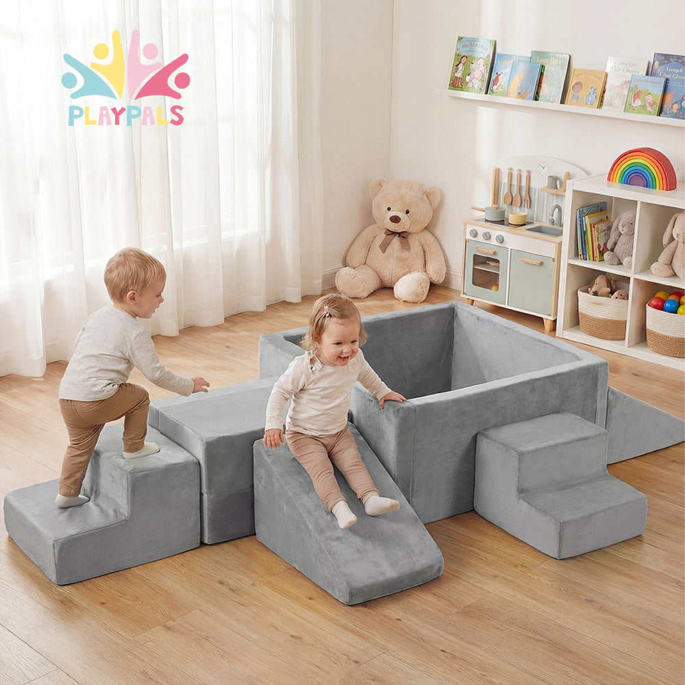 Playpals Kids Foam Climbing Blocks Set Climb & Crawl Activity Toys - Sunyee