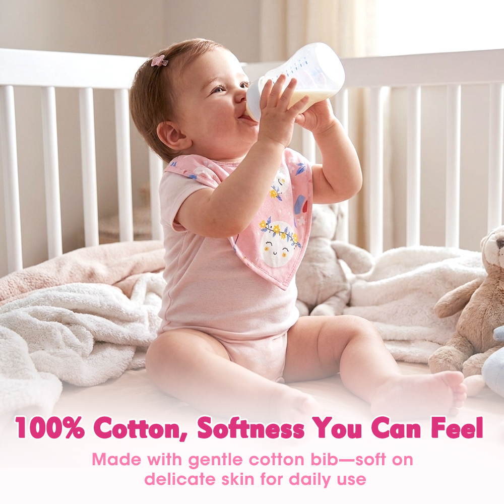 Playpals Newborn Baby Gift Set Flannel Banket/Rattle/Comforter/Bib/Socks Pink - Sunyee