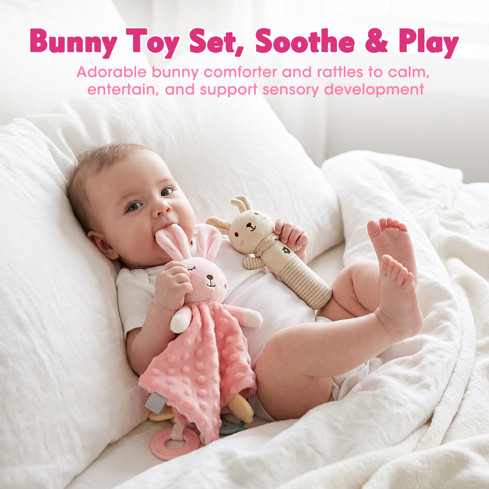 Playpals 26Pcs Newborn Baby Gift Set Bodysuits/Cloth/Comforter/Bib/Socks/Mittens - Sunyee