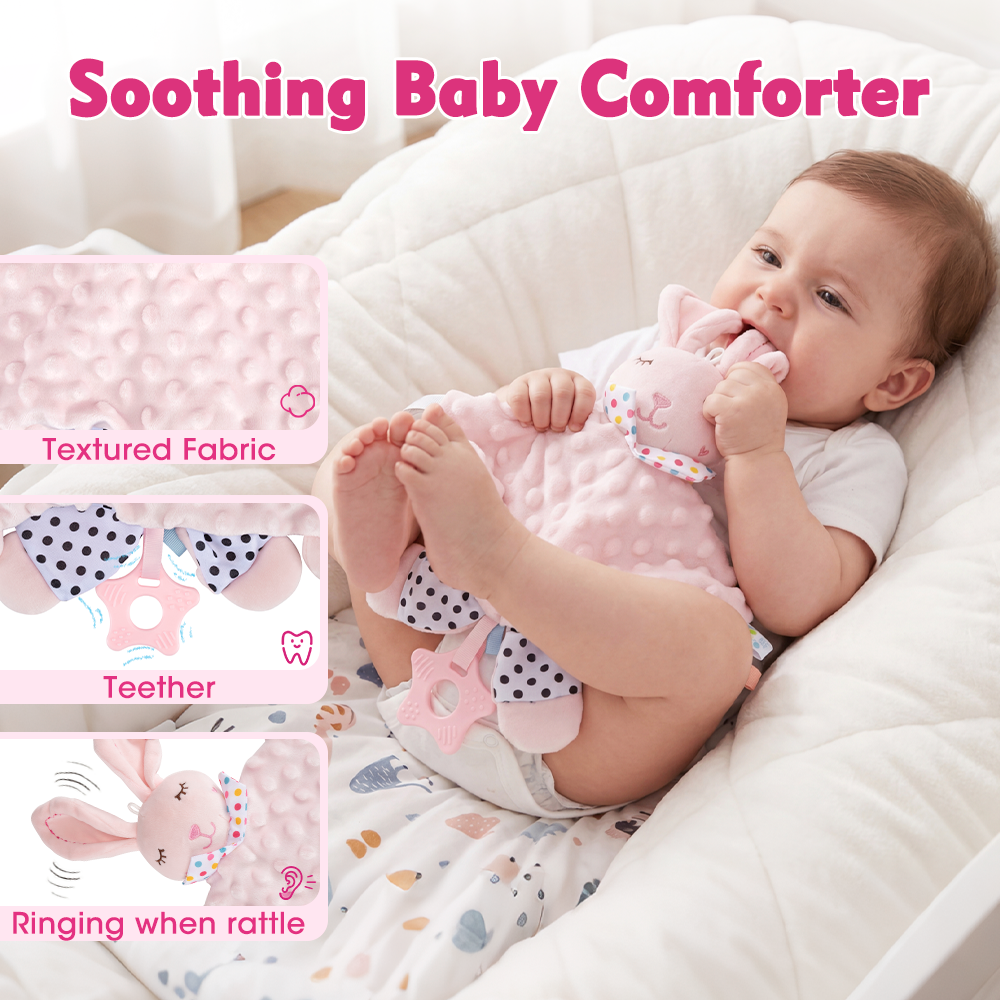 Playpals 12Pcs Newborn Baby Gift Set Bodysuits/Swaddle/Comforter/Bib/Tumbler - Sunyee