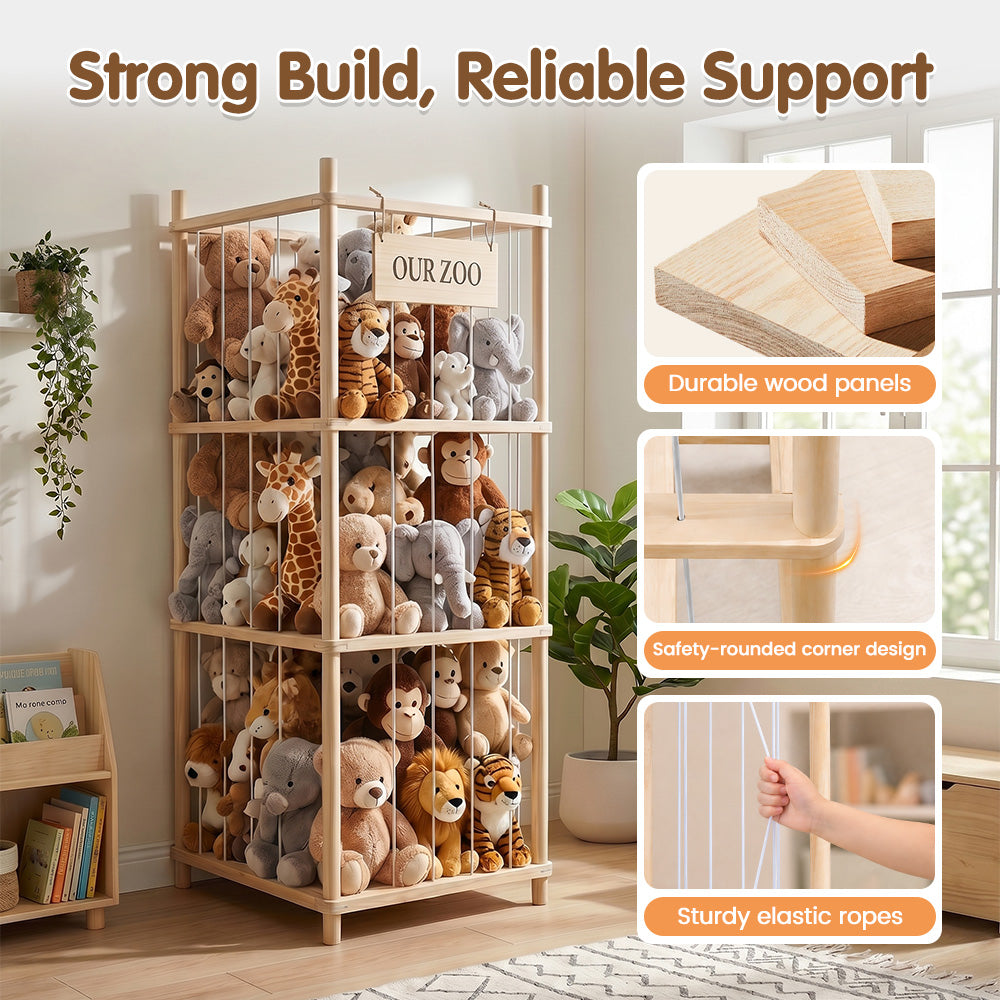 PlayPals Soft Toy Storage Large Capacity Stuffed Animal storage