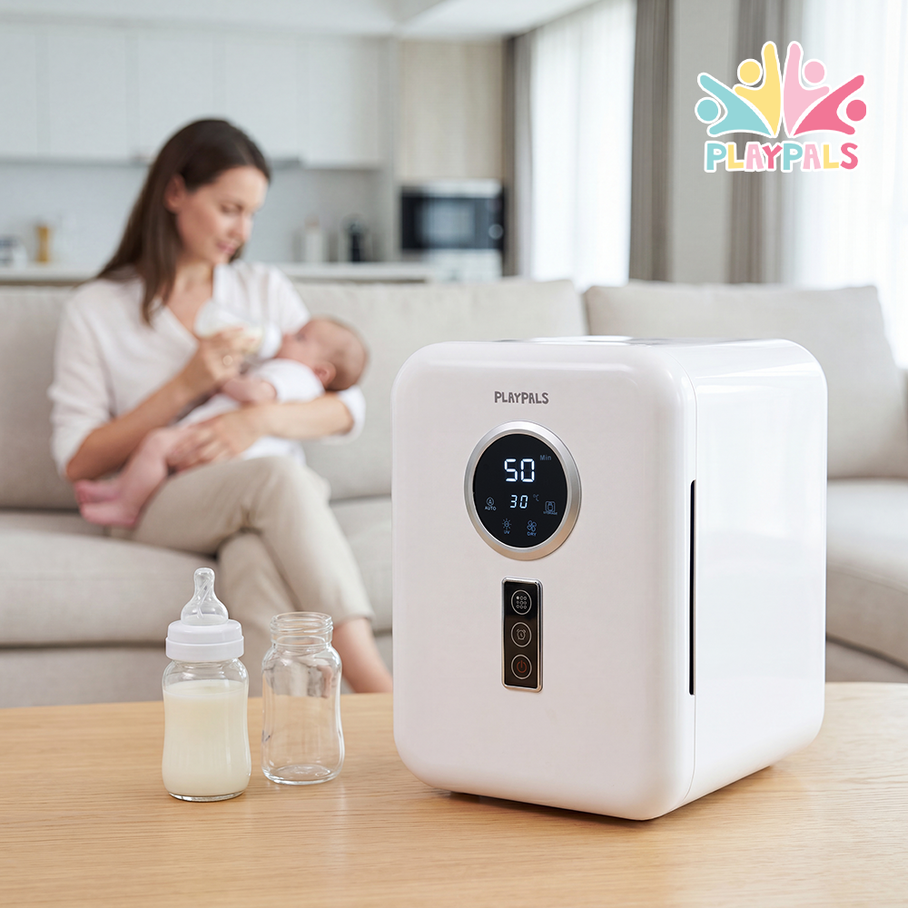 PlayPals 3-in-1 UV Steriliser and Dryer, Fits 9 Bottles & Accessories, White