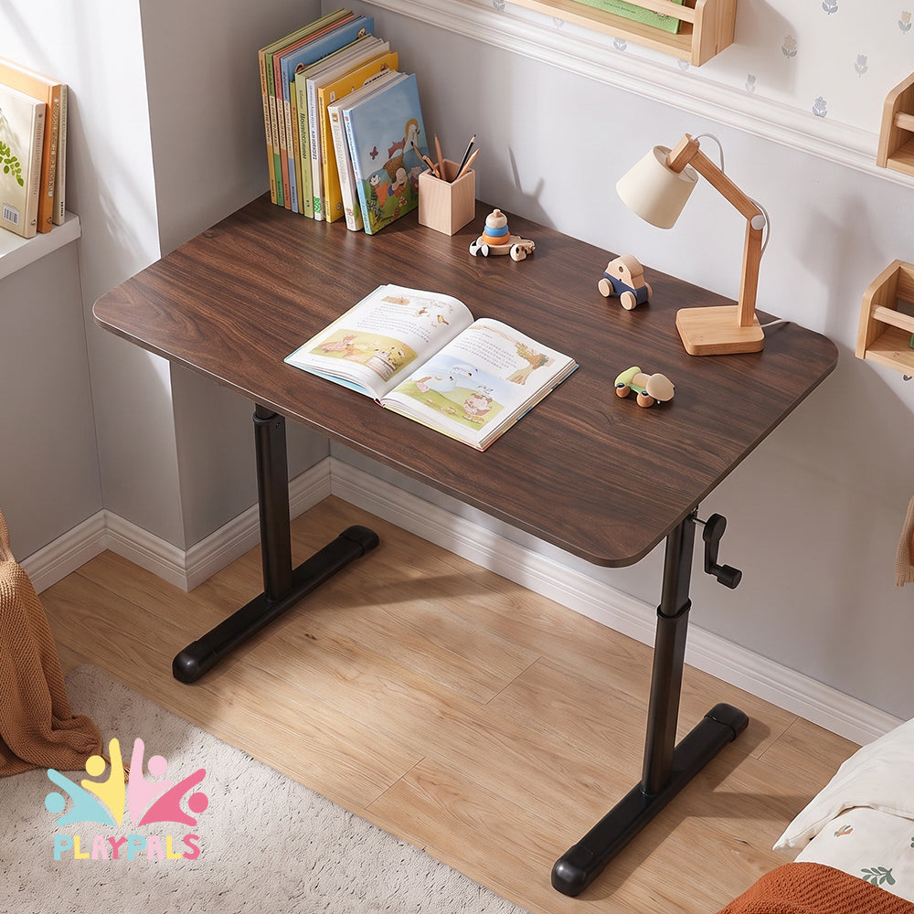 PlayPals Kids Desk Height Hand Adjustment Spacious Desktop 80/100/120x60cm