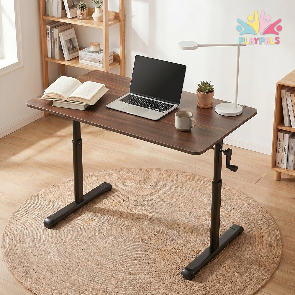 PlayPals Kids Desk Height Hand Adjustment Spacious Desktop 80/100/120x60cm