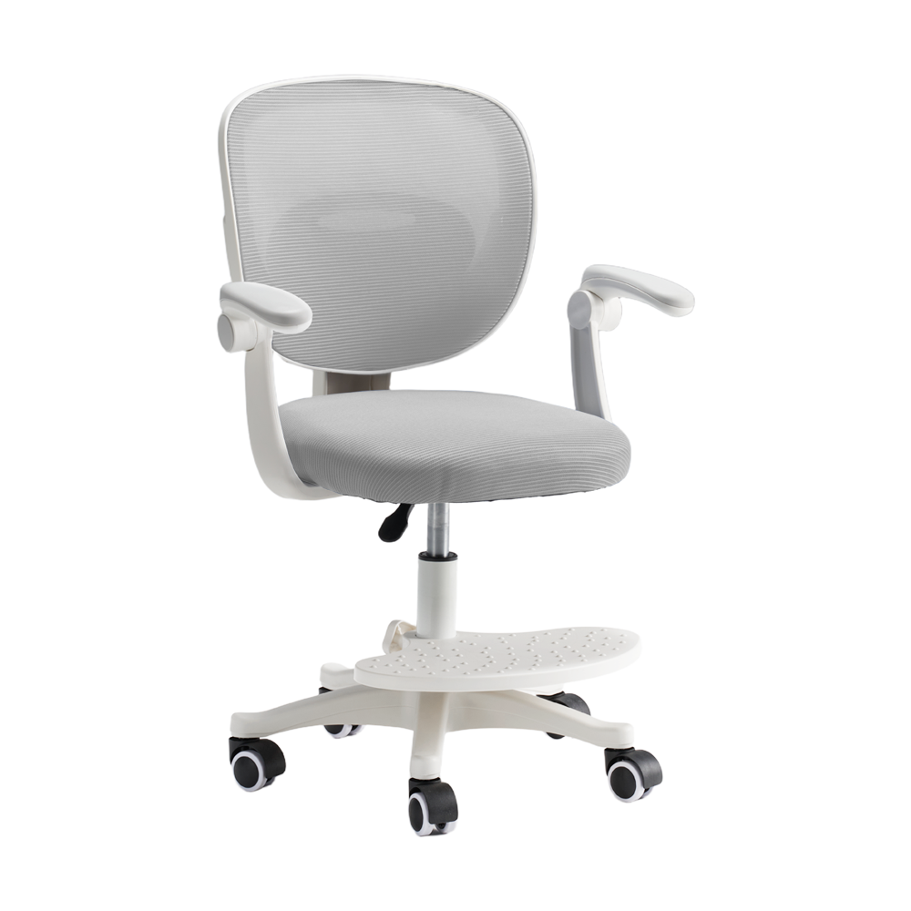 PlayPals Kids Desk Chair, Adjustable Children Study Chair, Red/Grey/Blue