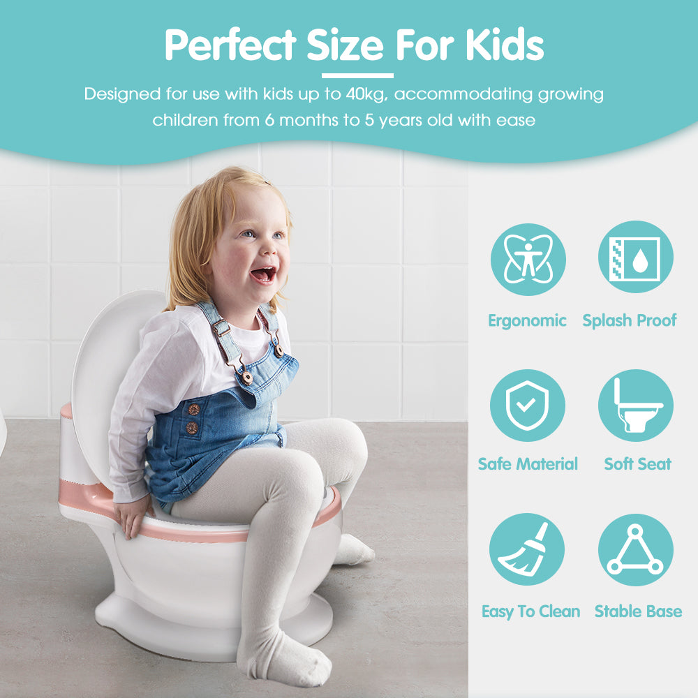 Playpals Kids Potty Trainer Seat Safety Toilet Training Toddler Child Non-Slip - Sunyee