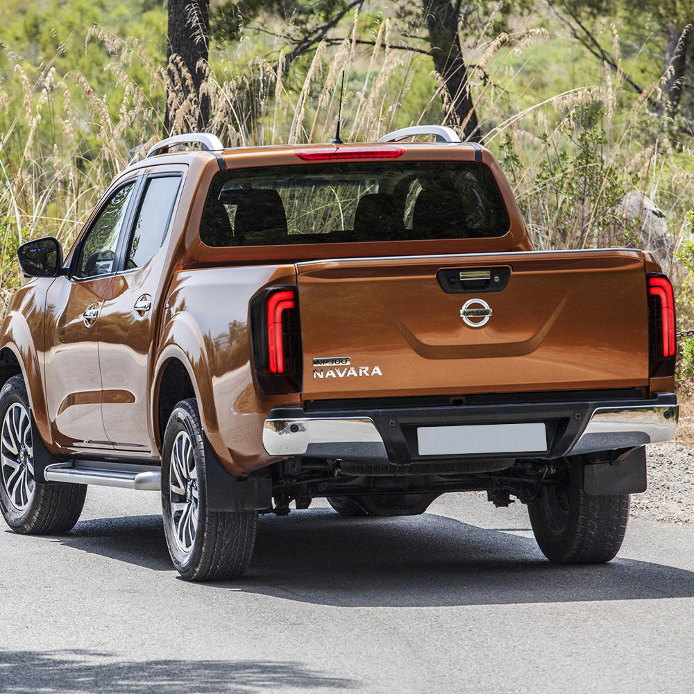 LED Tail Rear Lights Lamp Smoked For Nissan Navara NP300 D23 2015-2019 - Sunyee