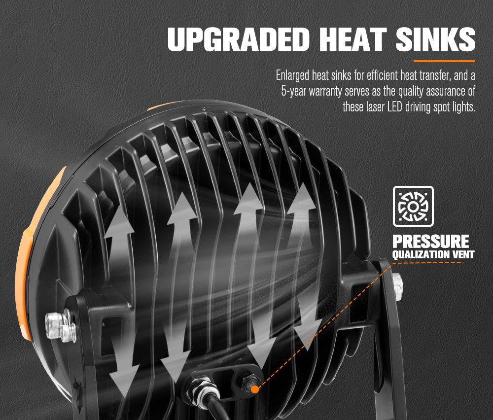 Lightfox 7 inch+9 inch Osram LED Driving Lights - Sunyee