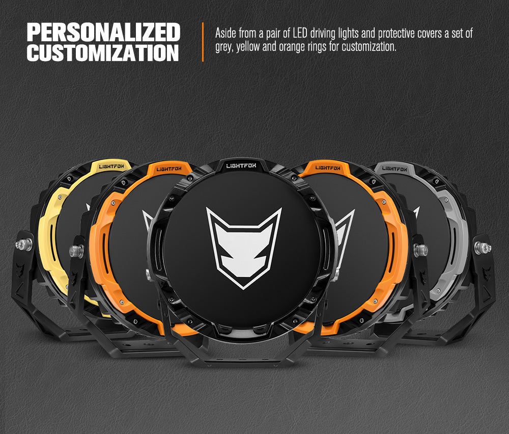 Lightfox 7 inch+9 inch Osram LED Driving Lights - Sunyee