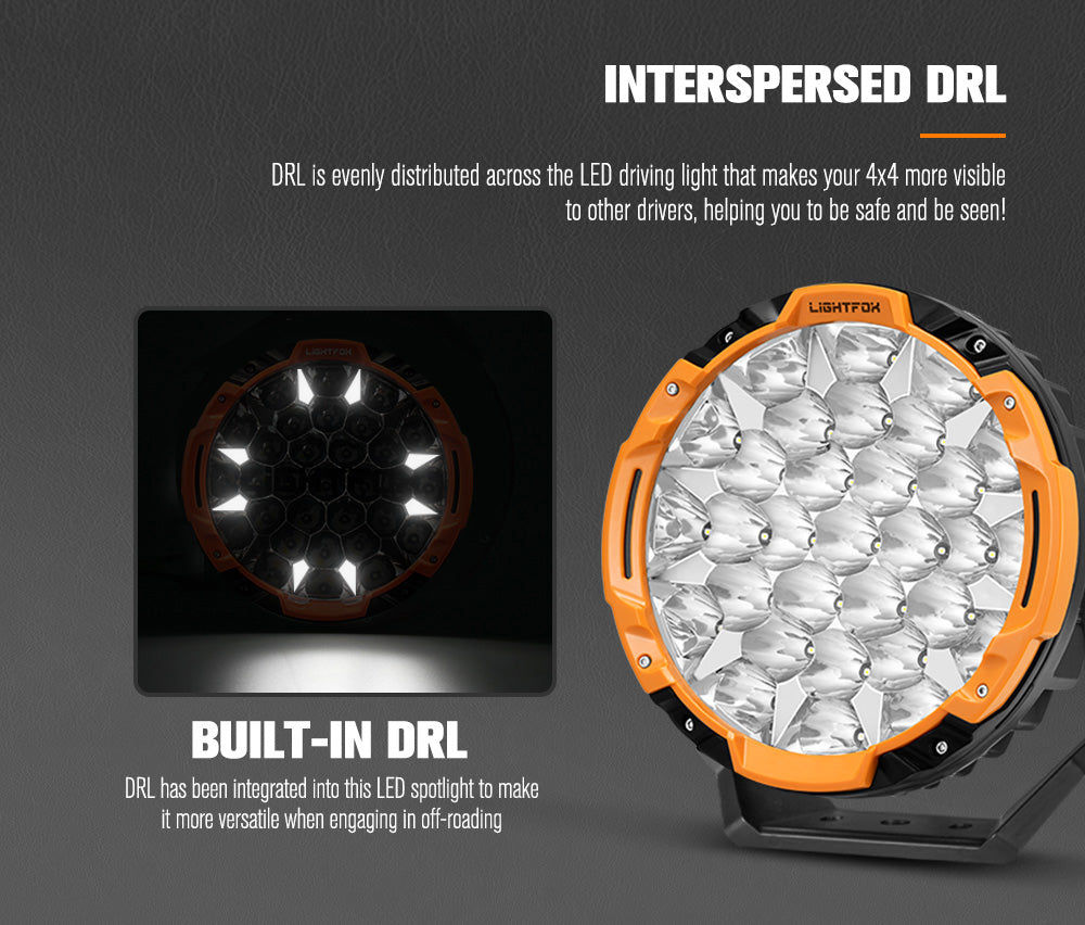 Lightfox Starrix 7 inch+9 inch Osram LED Driving Lights - Sunyee