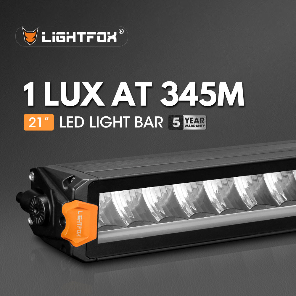 Lightfox Vertex Series 12" 21" 32" 40" 50" LED Light Bar Combo Beam With DRL 4x4