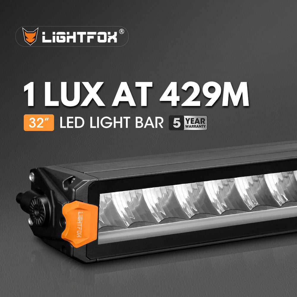 Lightfox Vertex Series 12" 21" 32" 40" 50" LED Light Bar Combo Beam With DRL 4x4