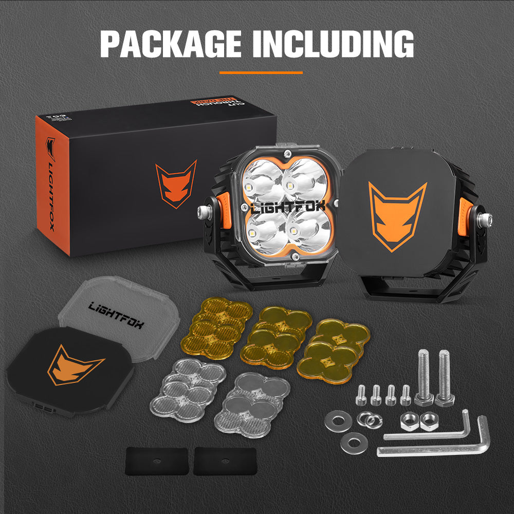 Lightfox Cygnus 5inch LED Work Light 1Lux@651m IP68 14,106LM - Sunyee