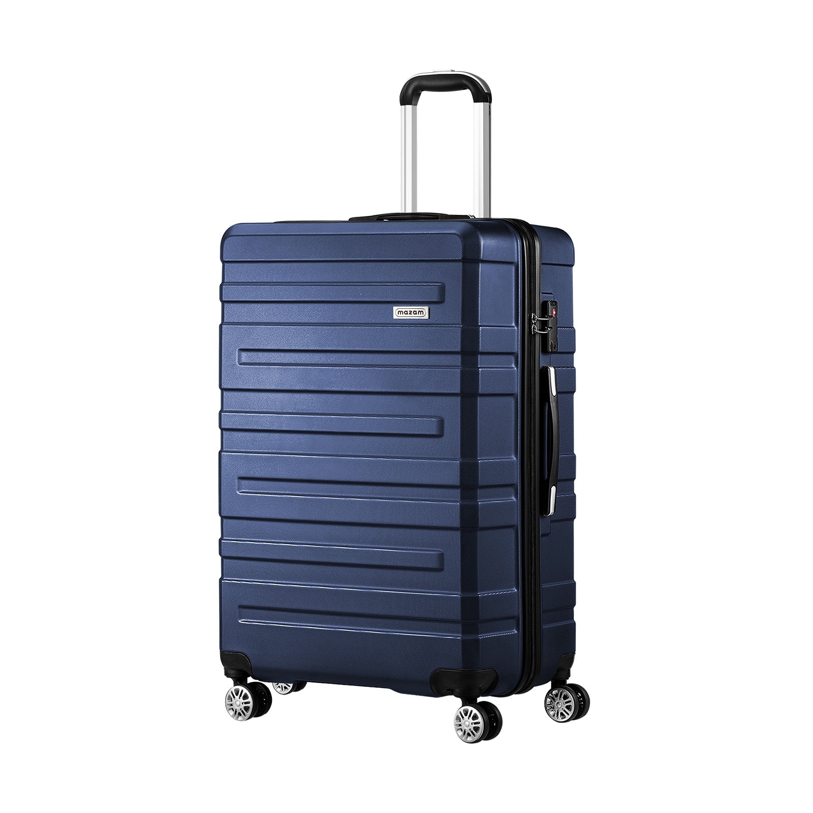 Mazam 28" Luggage Suitcase Trolley Set Travel TSA Lock Storage Hard Case Navy - Sunyee