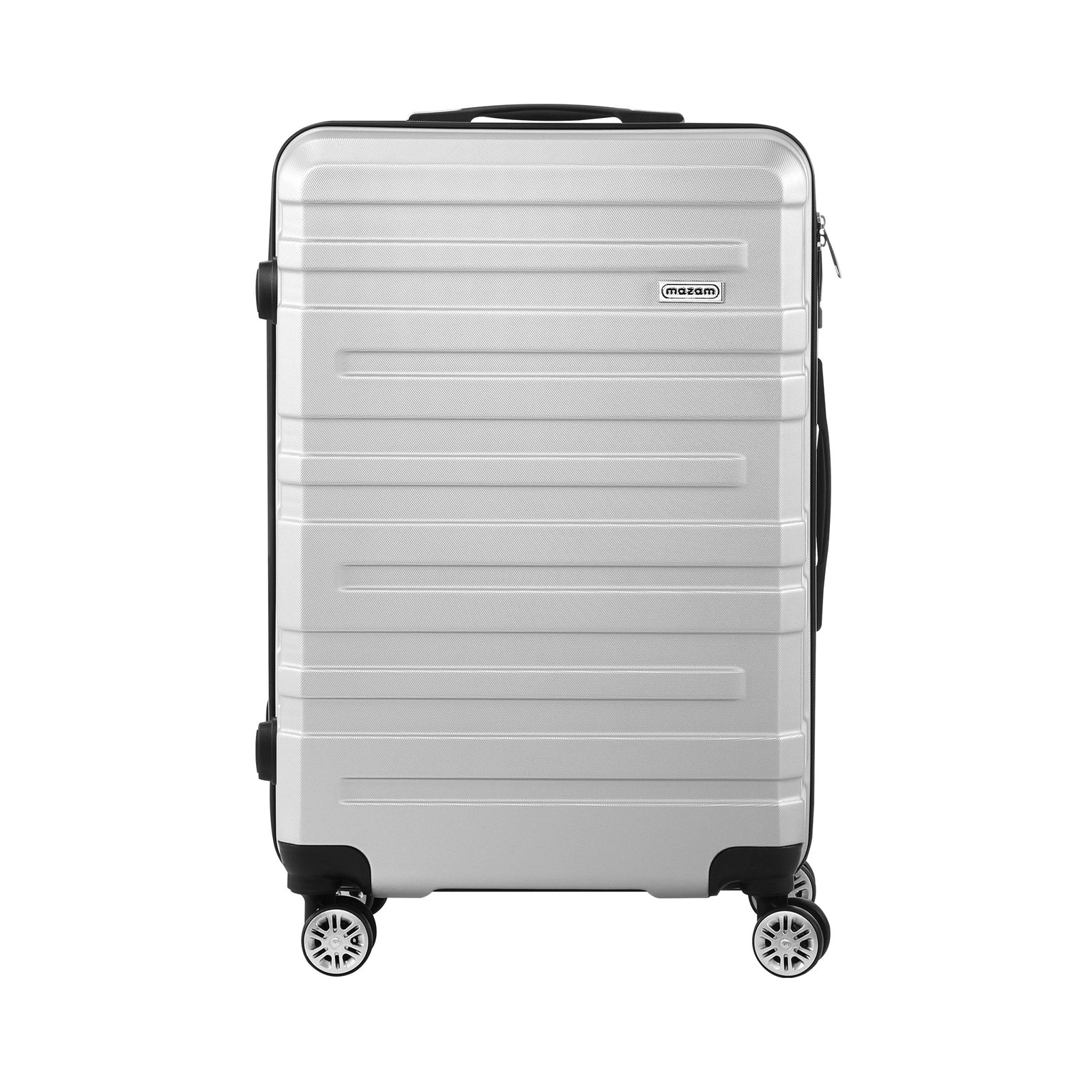Mazam 28" Luggage Suitcase Trolley Set Travel TSA Lock Storage Hard Case Silver - Sunyee