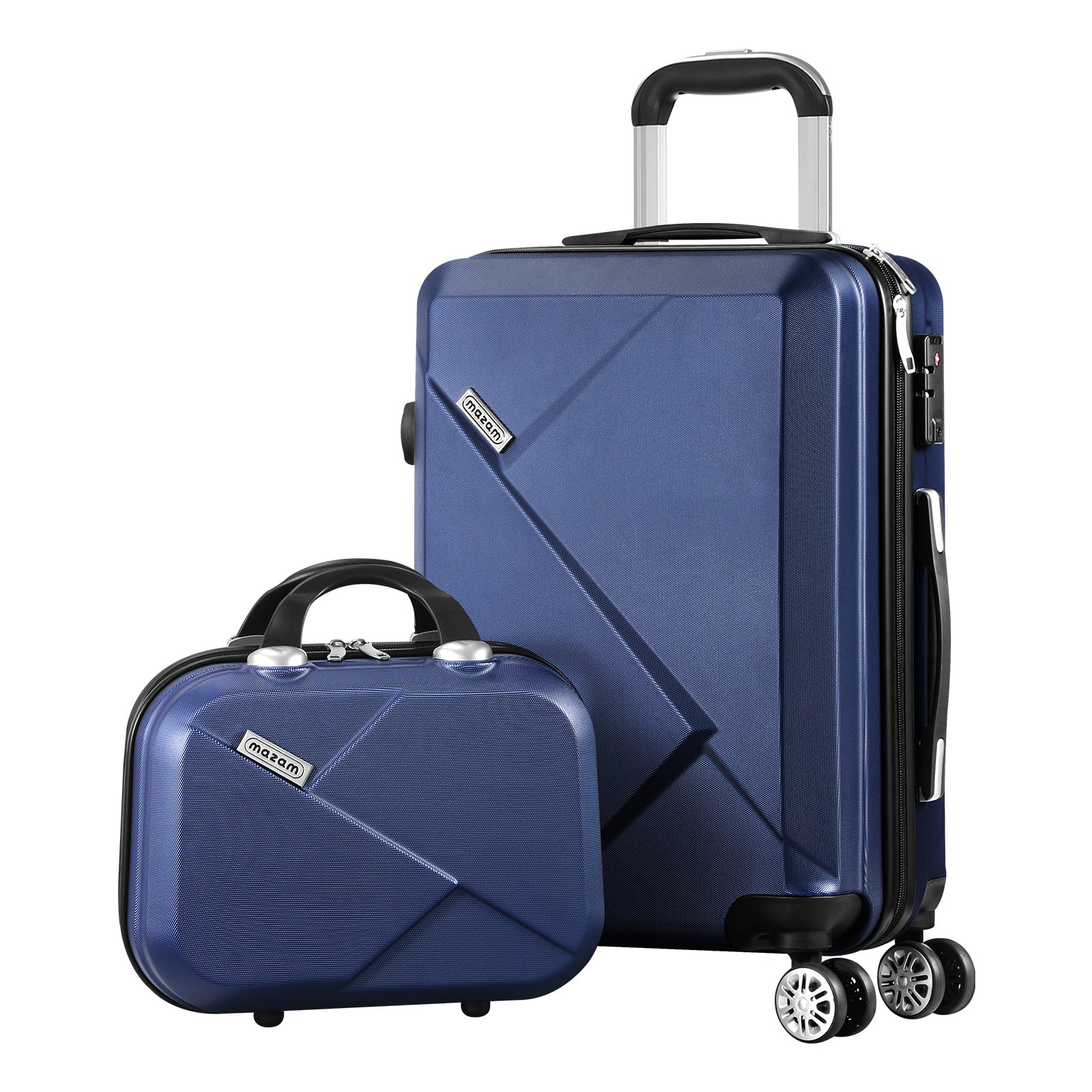 Mazam 1/2/3PCS Luggage Suitcase Trolley Set Travel TSA Lock Storage Hard Case - Sunyee