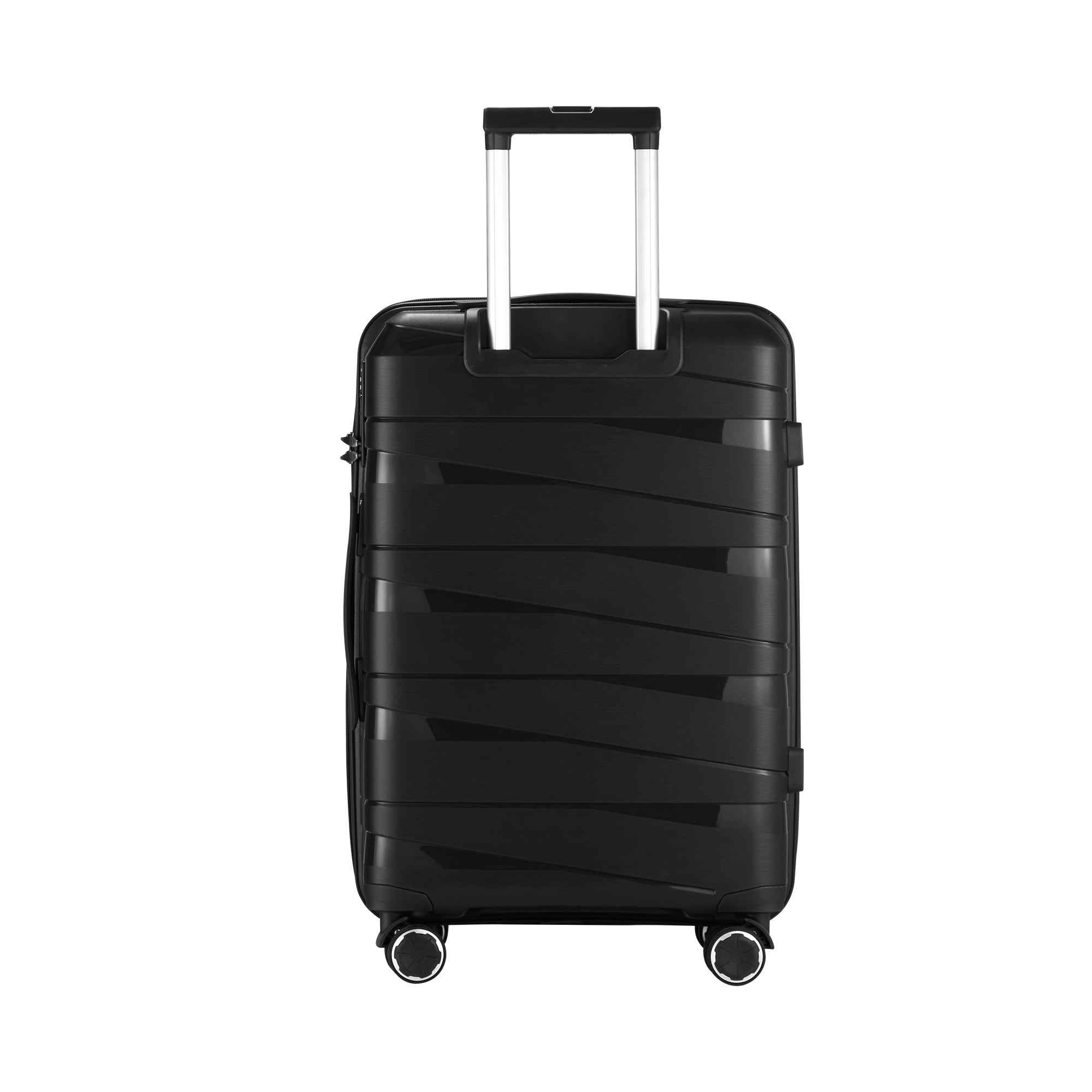 Mazam 28" Luggage Suitcase Trolley Set Travel TSA Lock Storage PP Case Black - Sunyee
