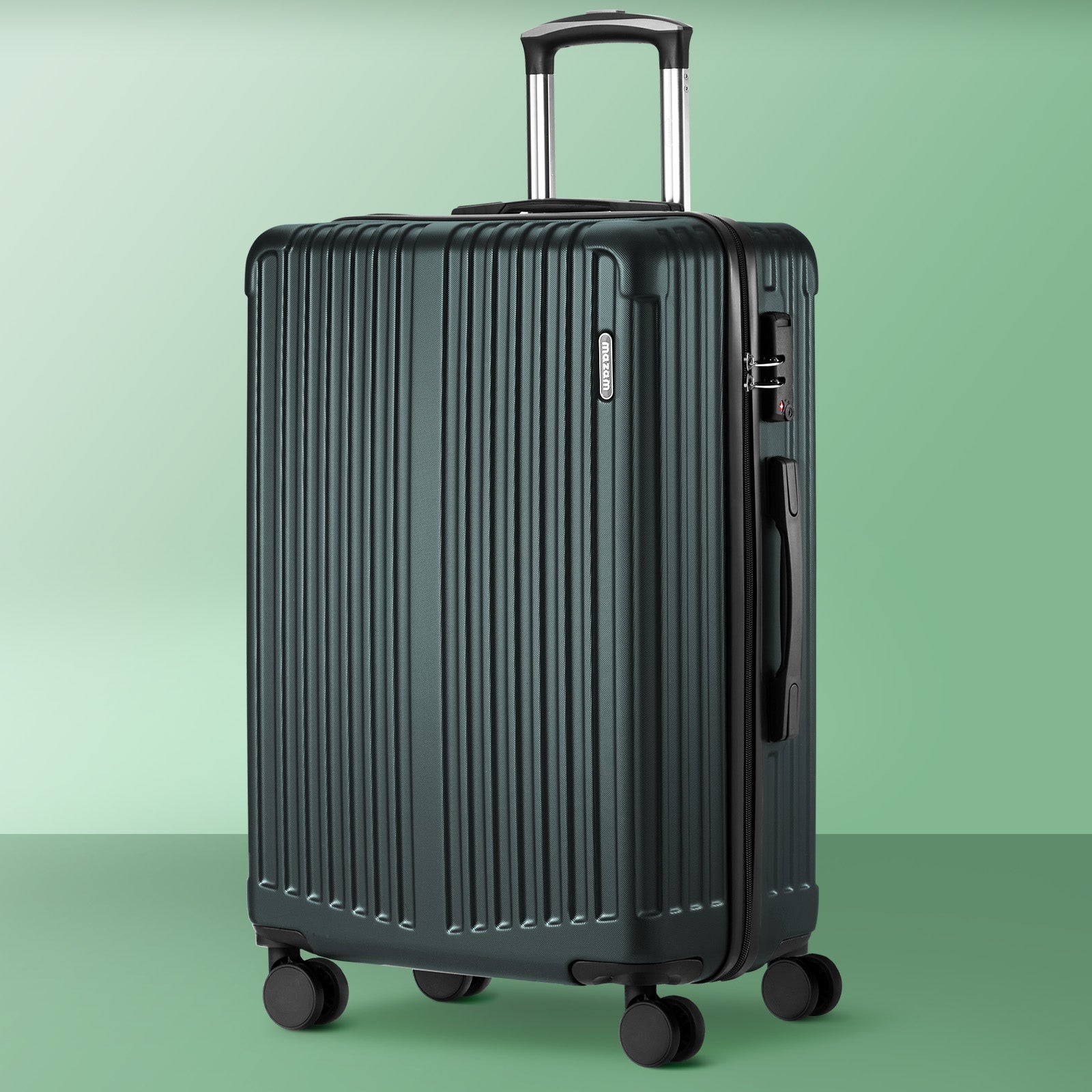 Mazam 28" Luggage Suitcase Trolley Set Travel TSA Lock Storage ABS Case Green