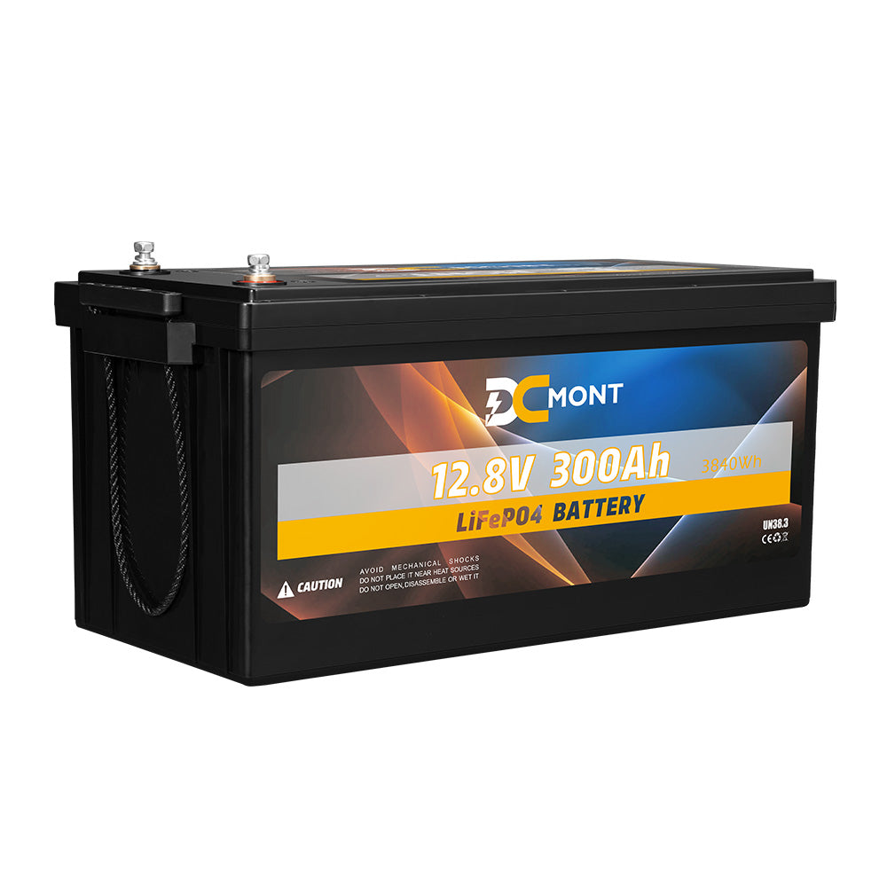 300Ah 12V Lithium Battery LiFePO4 6000 Cycle Built-in BMS Rechargeable for RV - Sunyee