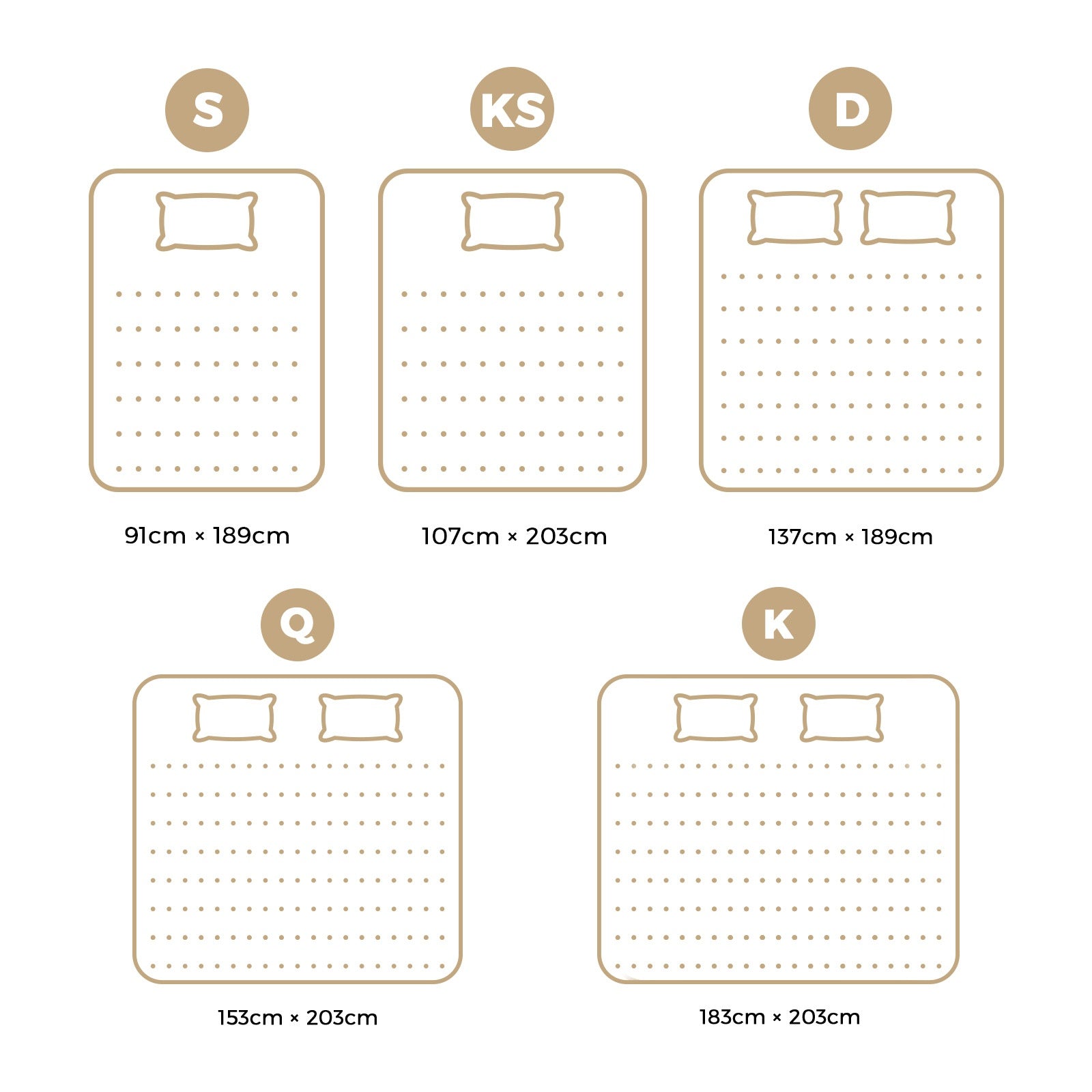 Bedra Double Mattress Queen King Single Pocket Spring 30-35cm Luxury Foam Bed - Sunyee