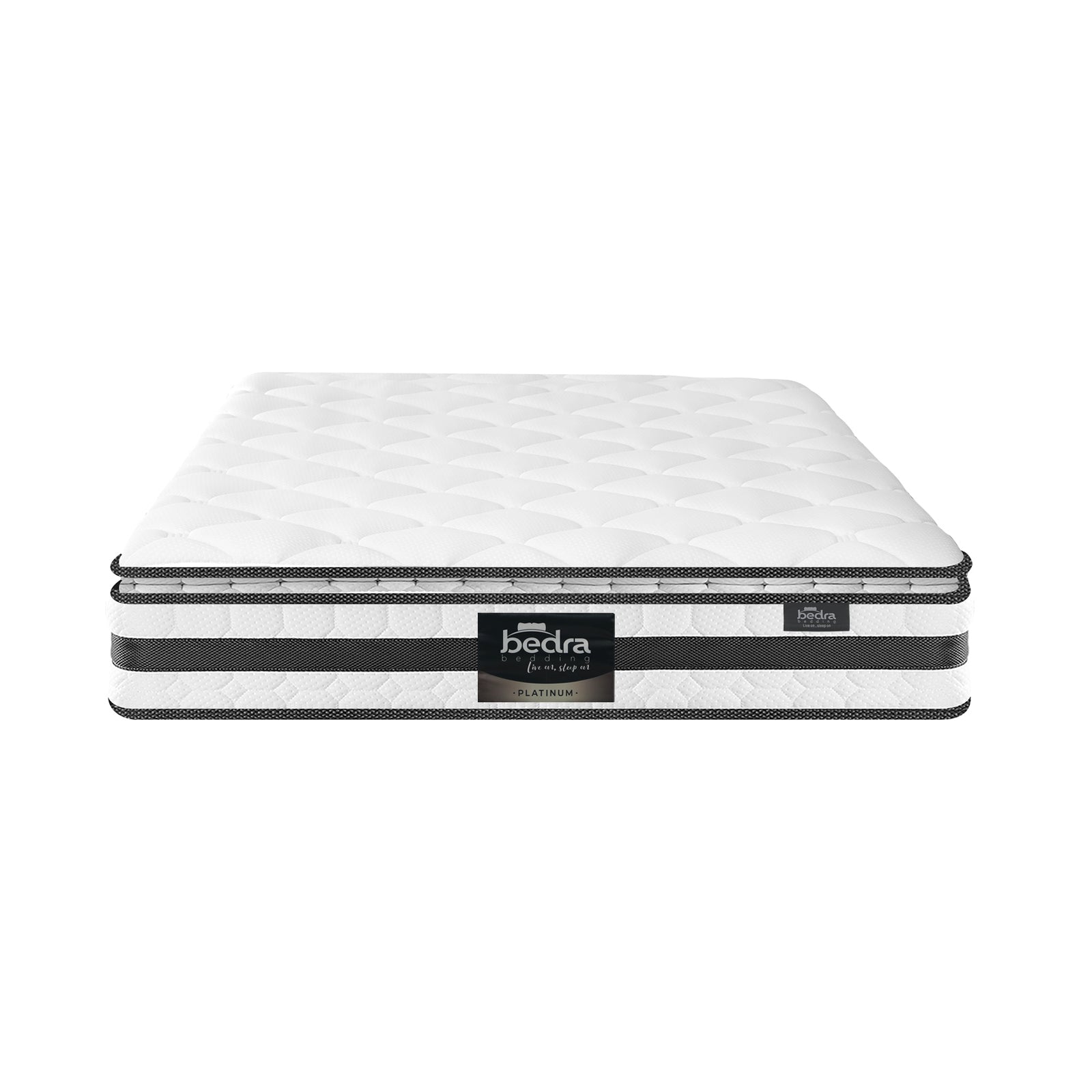 Bedra Double King Single Queen King Mattress Bonnell Spring 21cm - Sunyee
