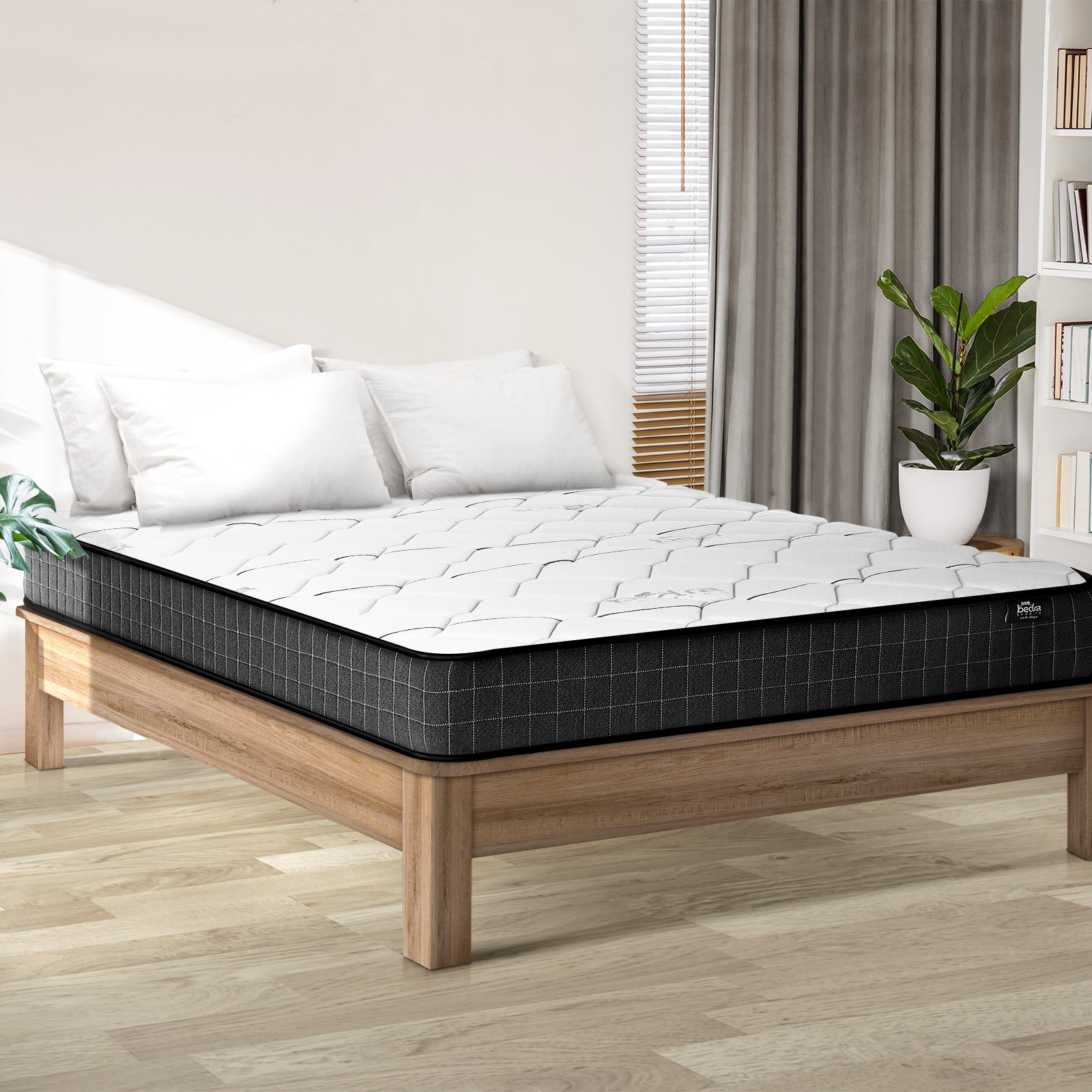 Bedra Double Mattress King Single Queen Bed Bonnell Spring Foam 16cm - Sunyee