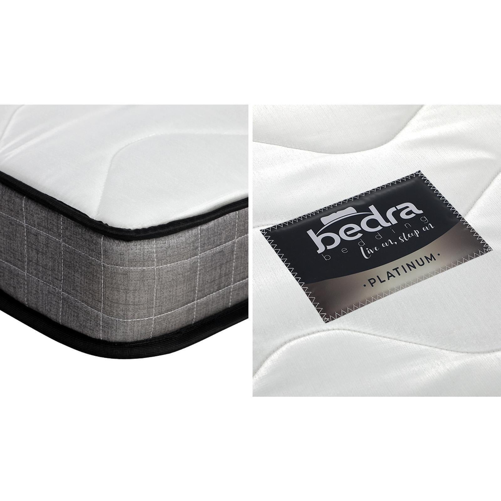 Bedra King Single Mattress Bed Tight Top Bonnell Spring Foam Medium Firm 13CM - Sunyee