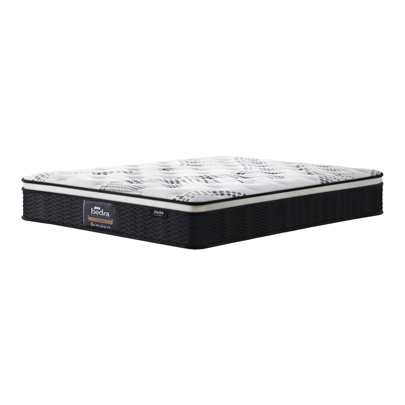 Bedra King Mattress Cool Gel Foam Euro Top Bed Pocket Spring Medium Firm 22cm - Sunyee