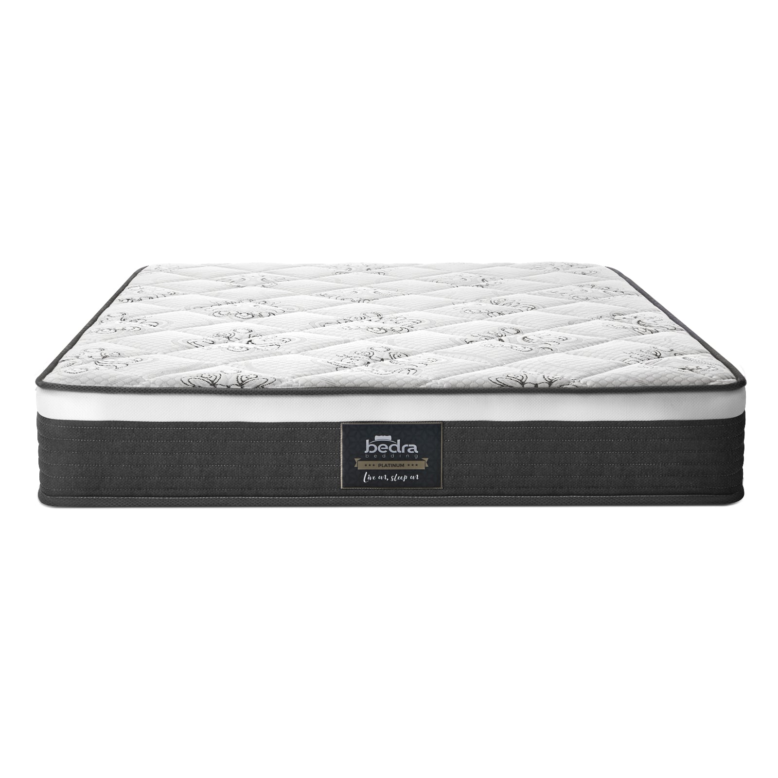 Bedra Double Mattress Queen King Single Pocket Spring 30-35cm Luxury Foam Bed - Sunyee