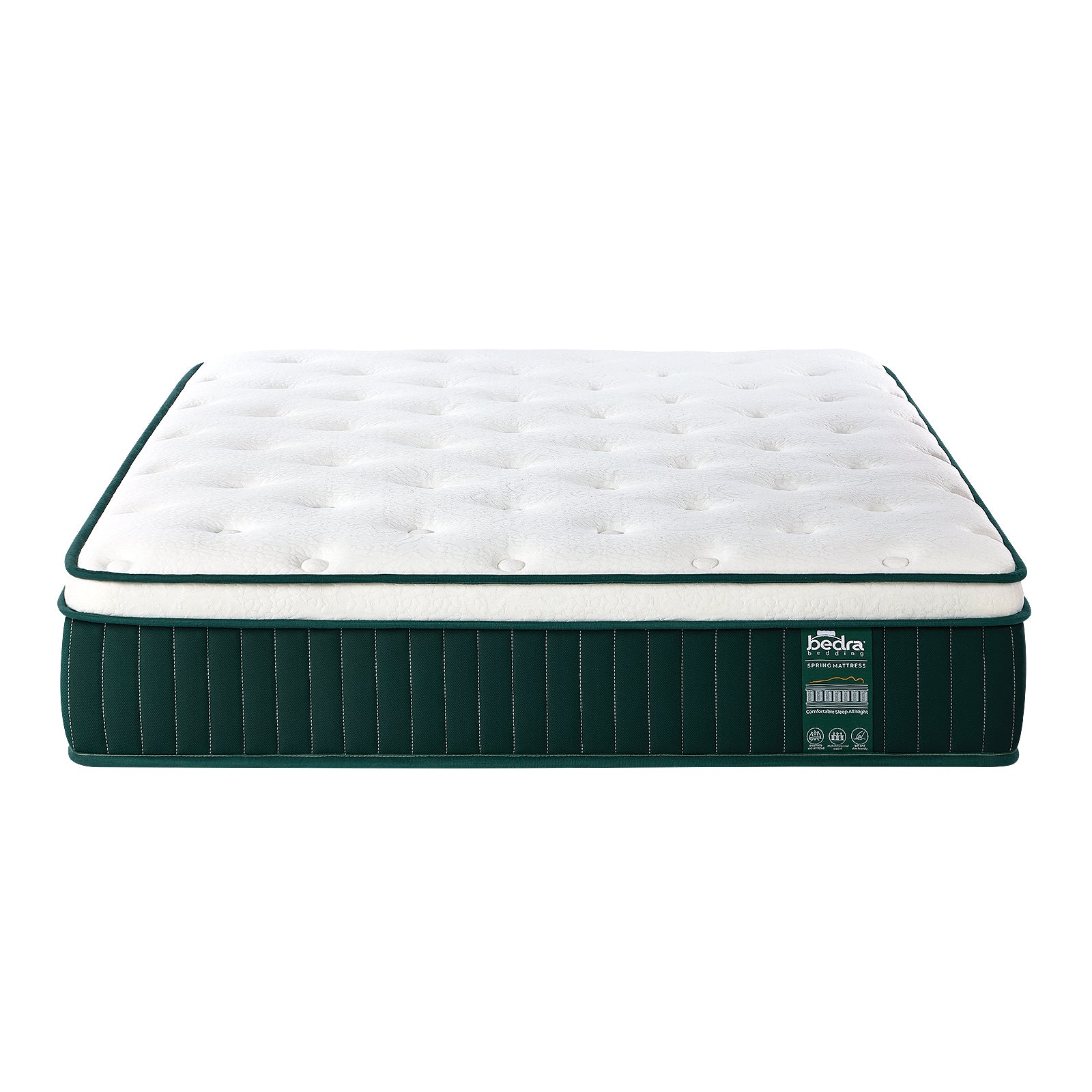 Bedra Double Mattress Queen King Single Pocket Spring 30-35cm Luxury Foam Bed - Sunyee