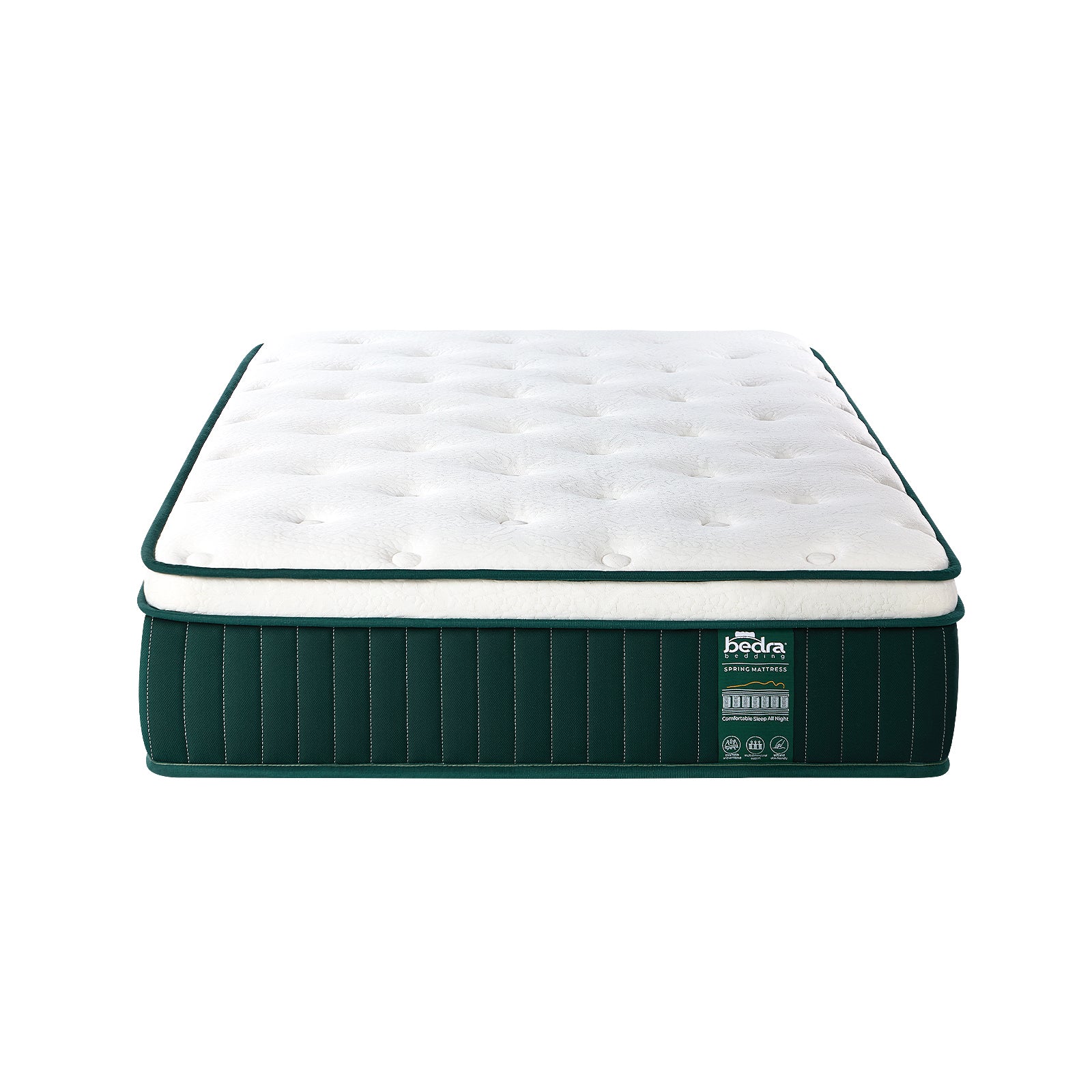 Bedra Double Mattress Queen King Single Pocket Spring 30-35cm Luxury Foam Bed - Sunyee