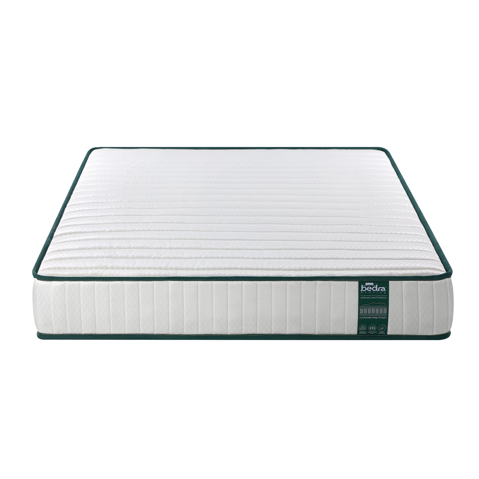 Bedra Queen Mattress Tight Top Pocket Spring Coil Sleep Foam Extra Firm 21cm