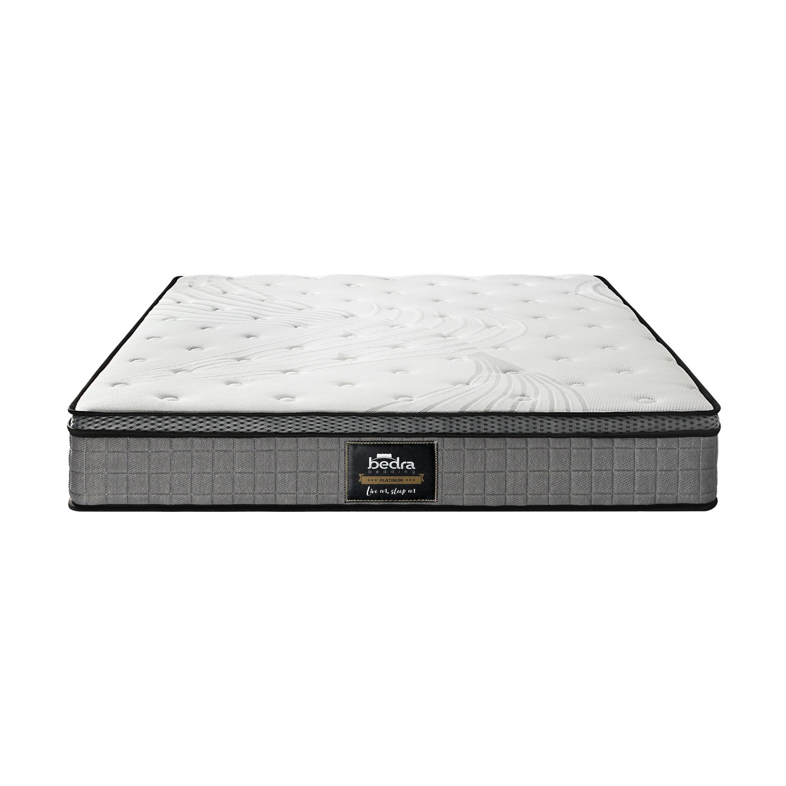 Bedra Queen Double Single King Single Mattress Bed 4D Mesh Fabric Euro Top 22cm - Sunyee