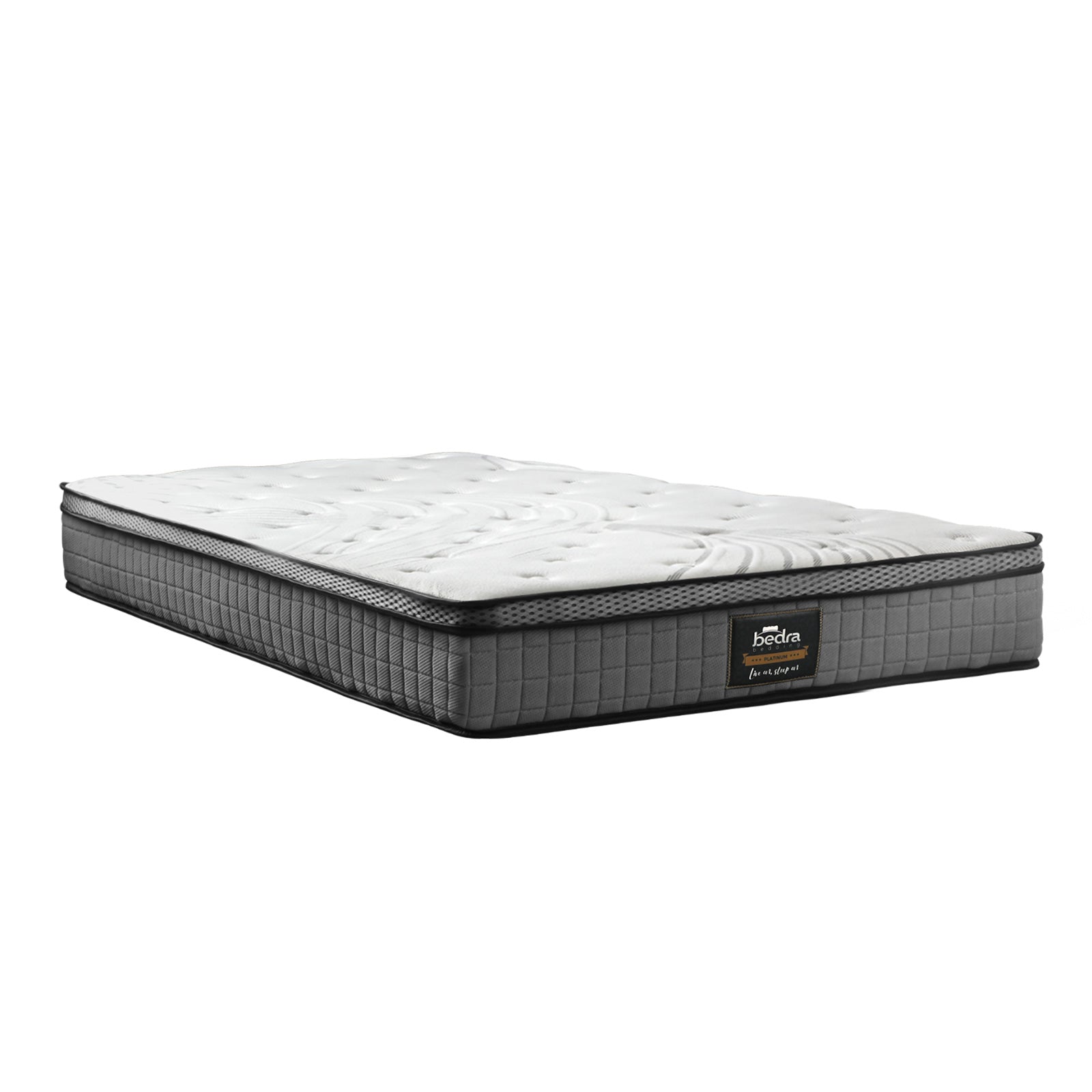 Bedra Queen Double Single King Single Mattress Bed 4D Mesh Fabric Euro Top 22cm - Sunyee