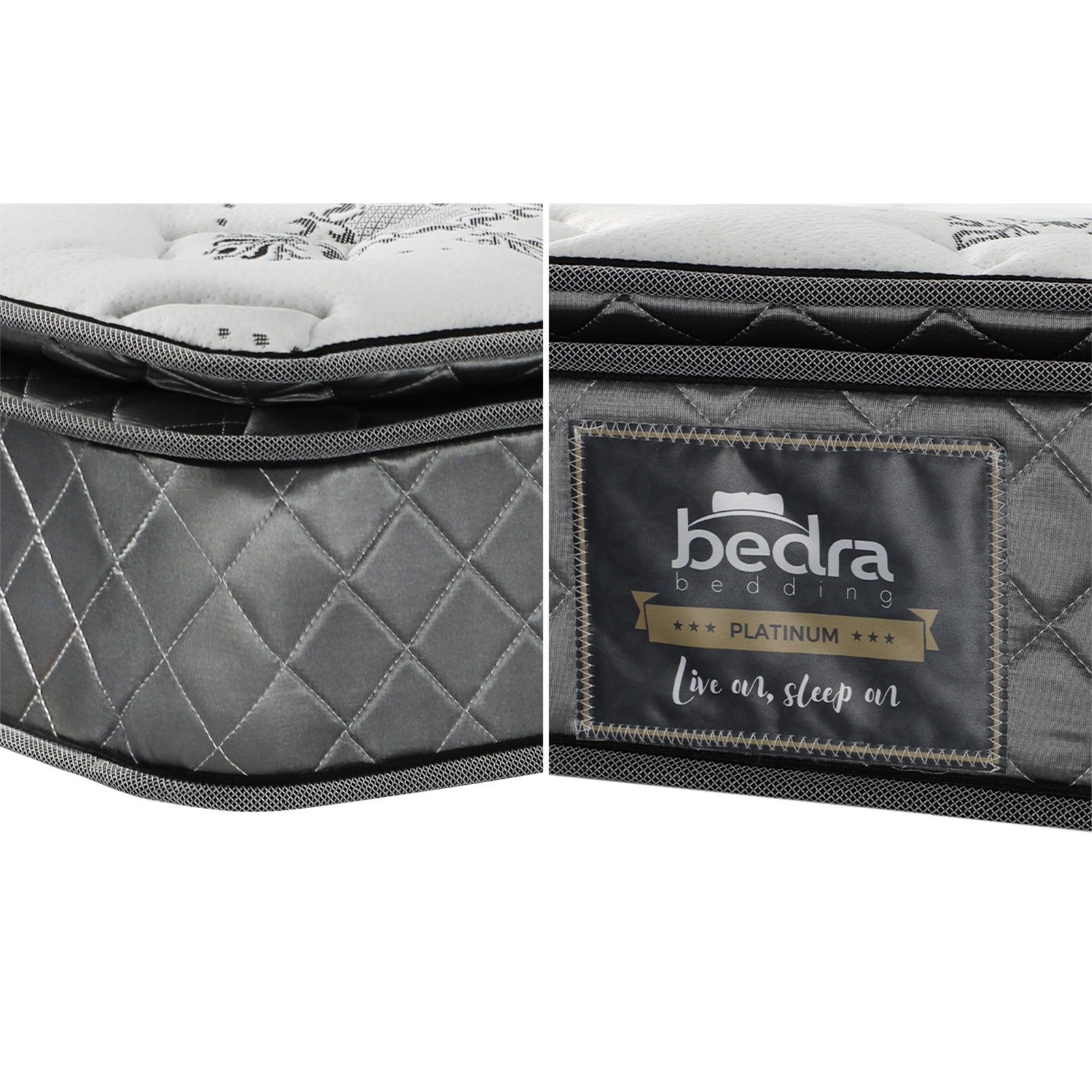 Bedra Double Mattress Breathable Luxury Bed Bonnell Spring Foam Medium 21cm - Sunyee