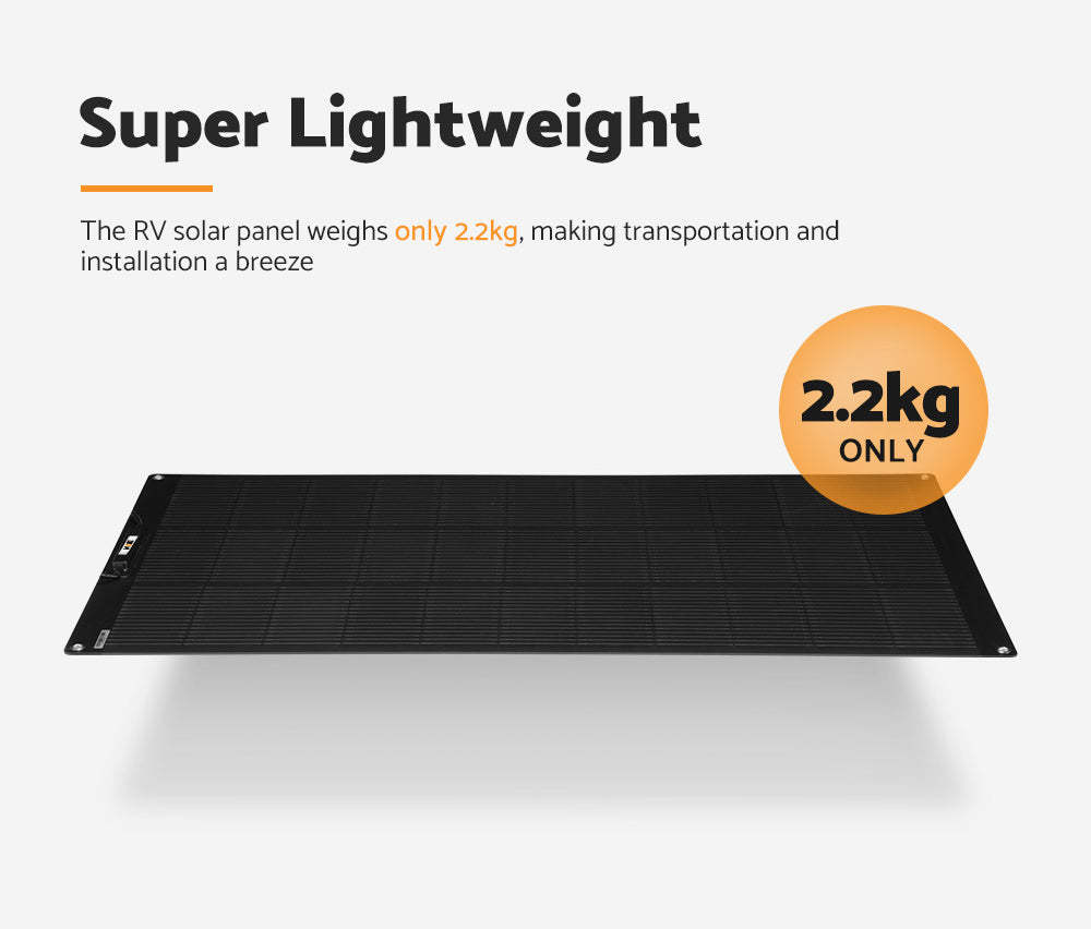 MOBI 200W Flexible Solar Panel Mono Cells 12V RV Boat Caravan Camping 4WD - Sunyee