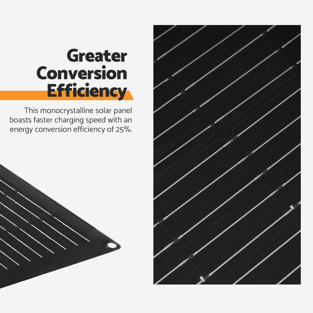 MOBI 300W Flexible Solar Panel Mono 12V RV Camping Caravan Boat - Sunyee